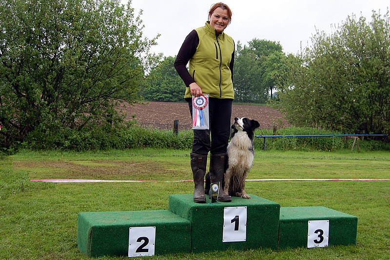 Klasse 2  Landesmeisterin Inga Schilling mit Exotic Gin from Quan and Avy's Home HSV Eckernförde