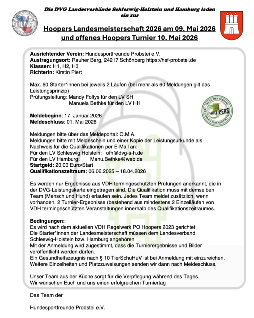 Einladung LM Hoopers 2026